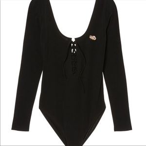 PINK Black LSU Gameday Bodysuit